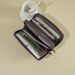 Wallet Card Cases Men's And Women's Long Wallet Fashionable Large Capacity Simple Windmill Print Pu Change Clutch Mobile Phone Bag_viptrois.com