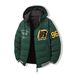 Padded-on Men's American Embroidery Down Cotton Loose Removable Hat Double-sided Wearing Hooded Padded Jacket Men_viptrois.com