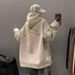 Hooded Sweater Men's 2026 New Autumn Heavy Suede Burnt Flower Clothes Loose Boys Hoodie Jacket Pink_viptrois.com