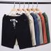 Men's Clothing Shorts Pure Cotton 5 Point Pants Loose Large Size Sports Trendy Mid Length Pants_viptrois.com