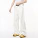 Men's Clothing Korean Style Simple Solid Color Casual Jeans Elastic Waist Versatile Straight Leg Trendy Clothing_viptrois.com