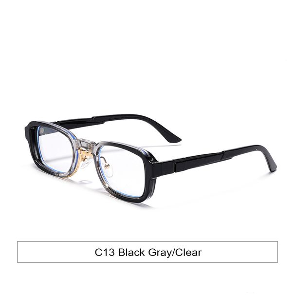 Retro Square Gradient Sunglasses - Classic Small Frame (Unisex UV Protection)_viptrois.com