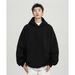 Pure 500G Heavyweight Button For Men, Spring And Autumn Style, Trendy Loose Casual Solid Color Versatile American Style_viptrois.com