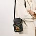 Stylish Halloween Pumpkin Crossbody Bag For Men & Women - Compact Nylon Phone Purse With Adjustable Strap, Mini Shoulder Bag For Daily Use_viptrois.com