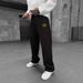 Men’S Retro Lion Print Hoodie Set – Vintage Streetwear Sweatshirt & Joggers Relaxed Fit Casual Comfort_viptrois.com