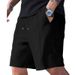 Men's Waffle Knit Breathable Shorts - Lightweight Drawstring Beach Shorts For Summer & Casual Wear - Quick-Dry Lounge Shorts With Side Pockets_viptrois.com