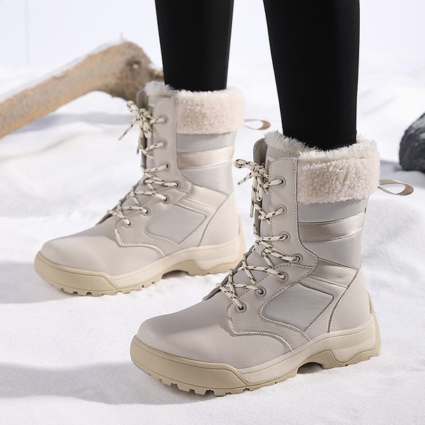 Women's Winter Snow Boots - Fleece Lined High Top Waterproof Boots For Outdoor & Hiking (Wide Width Available)_viptrois.com