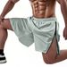 Men's Hip Hop Sports Shorts Loose Fit Summer Khaki Straight High End Amei_viptrois.com