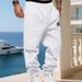 "Men's Velvet Cuff Sweatpants – Loose Fit Casual Pants For Winter (Black/Gray/Apricot, S-XXXL)"_viptrois.com