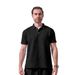Men's Clothing Men's Summer New Jacquard Solid Color Lapel Button Outdoor Leisure Short Sleeved Polo Shirt_viptrois.com
