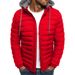 Men's Winter Oversized Hooded Cotton Jacket Fit Thickened Coat | Detachable Collar | Zip Pockets | Streetwear Casual Outerwear_viptrois.com