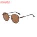 Round Frame Metal Frame Sunglasses Personalized Metal Hollow Leg Sunglasses T1282_viptrois.com