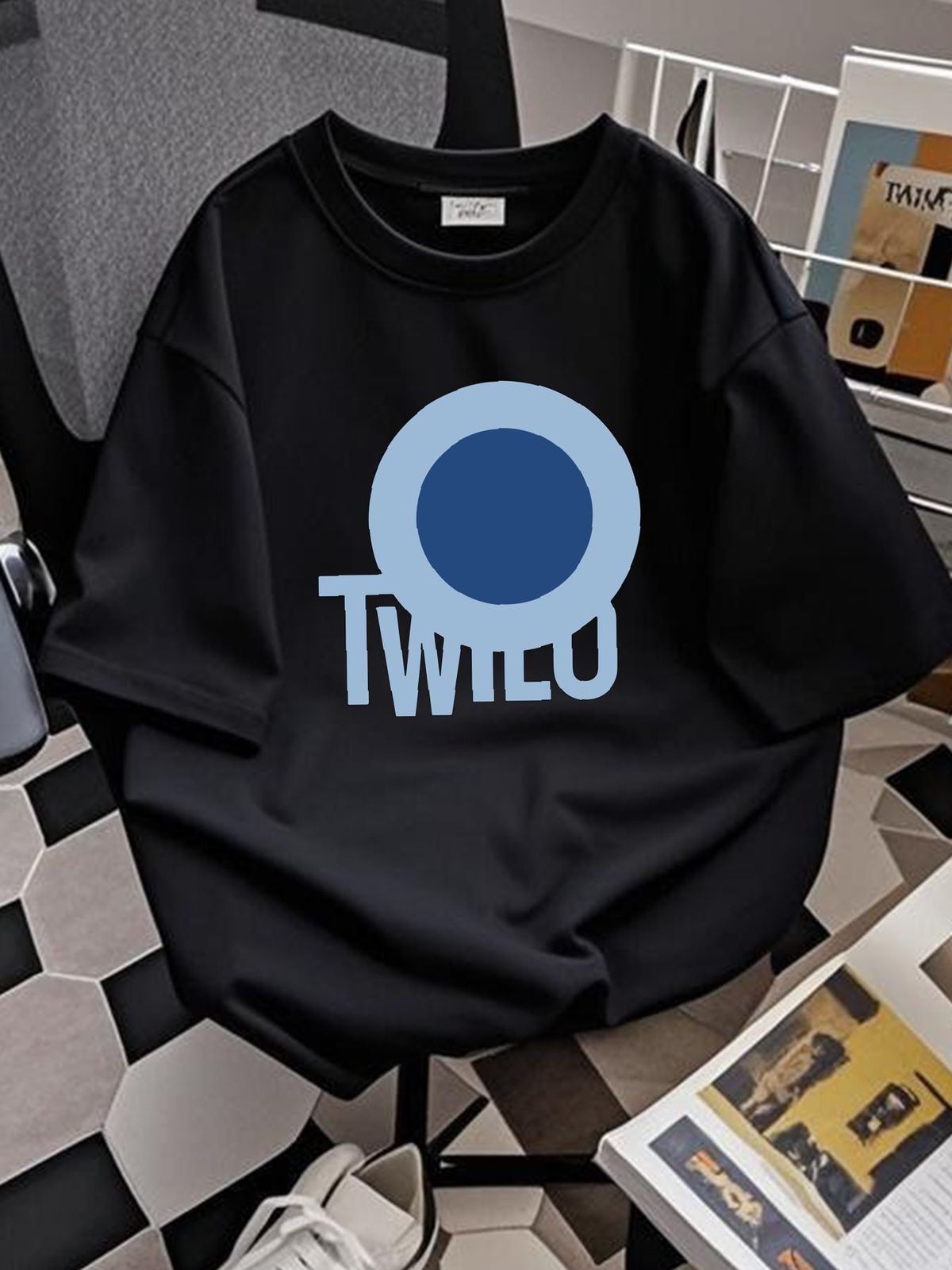 TWILO Dance Club Bar Men's Cotton Crew T Shirt LGBTQ Gay NYC House Music Summer Soft Streetwear Slightly Casual Comfortable Fashion Unisex_viptrois.com