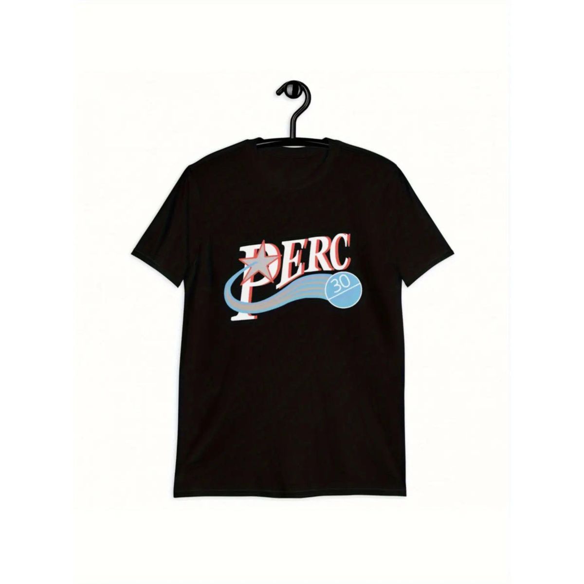 Camiseta Algodón Negra LocalPremium Unisex Estilo Bohemio Amante De Hipopótamos Concierto Fútbol Mamá Lazo_viptrois.com