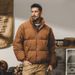 Men's Clothing Short Down Jacket Winter Men's Short Puffer Jacket, High-Loft Duck Down Coat, Warm Winter Oversized Bomber For Teens & Young Adults_viptrois.com