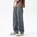 Men's Jeans Autumn Hot Sale Loose Straight Wide-Leg American Style Trendy Brand Workwear Casual Pants For Men_viptrois.com