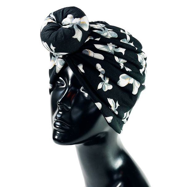 Muslim hat Donut head flower Indian hat stretch bandana_viptrois.com