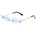 Men's Sunglasses New Style Personalized Sunglasses For Women Trendy Internet Celebrity Fishbone Sunglasses Trendy Fashion Party Funny Glasses_viptrois.com