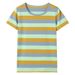 Kids’ Clothing New Summer Striped Parent Child Outfit With Adjustable Length Overalls Skirt With Short Sleeved T Shirt Family Suit_viptrois.com