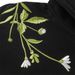 Plant Vine Floral Embroidery Hoodie Unisex Trendy High Street Vibe Niche Design Loose Sweatshirt_viptrois.com