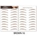 Waterproof Eyebrow Stickers Tattoo Stickers Lazy Eyebrow Drawing Simulation Eyebrow Tattoo 6D Eyebrow Stickers_viptrois.com