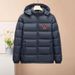 Men's Clothing Cotton Padded Jacket Thickened Jacket With Detachable Hat For Middle Aged And Young People Short Cotton Padded Jacket Badge Style_viptrois.com
