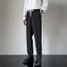 Men's Clothing Elastic Trousers Simple And Versatile Loose Straight Casual Trousers Spring And Autumn Drape Trendy Trousers_viptrois.com
