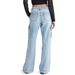 Men's Clothing Niche Flap Over Large Pocket Straight Leg Jeans For Women, Loose Casual Workwear Style, Straight Leg, Versatile Long Pants_viptrois.com