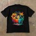 Trendy Brand Ins Wind Graffiti Printing Pure Cotton Short-sleeved T-shirt Men's Summer Casual Loose American Street Crew Neck Half-sleeved Shirt_viptrois.com