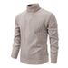 Men's Winter Jacquard High Neck Pullover Sweater, Fashion Knit Top For Casual & Stylish Layering_viptrois.com