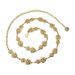 925 Silver Rose Waist Chain - Adjustable Floral Belt For Dresses & Jeans, Boho Chic Jewelry_viptrois.com