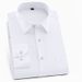 Men's Clothing Spring And Autumn Shirts Long Sleeves Solid Color Business Casual Shirts_viptrois.com