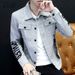 Men's Clothing Men's Handsome Thin Jacket Men's Korean Style Slim Denim Jacket Trendy Spring and Summer Personalized Men's Versatile Denim Jacket_viptrois.com