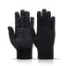 Sports Gloves Skiing Cycling Motorcycle Hiking Touch Screen Gloves Non-slip Warm Fleece Gloves Fashion Wool Touch Screen Gloves_viptrois.com