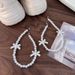 Bowknot Pearl Heel Shoe Chain Suitable For Casual Sports Shoes Canvas Shoes DIY Accessories Detachable Shoe Buckle_viptrois.com
