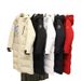 Men's Longline Down Jacket - 550FP White Goose Feather, Windproof & Anti-Bacterial ( S-3XL, 3 Colors)_viptrois.com
