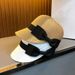 Korean Version Bow Children's Summer Fashion Sunscreen Straw Breathable Women's Equestrian New Sunshade Duckbill Hat_viptrois.com