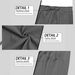 Men's Wide-Leg Casual Pants - Elastic Waist Drawstring Trousers With Jacquard Striped Design For Spring & Autumn_viptrois.com