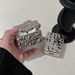 Electroplated Silver Tin Foil Pattern 2/3 Protective Compatible With Bluetooth Earbuds Pro New 4th Generation Soft_viptrois.com
