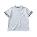 Men's Clothing New Summer Short sleeved Men's T shirt Trendy Brand Splicing Embroidery Loose Underwear Top Bottoming Shirt_viptrois.com