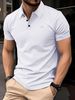 Men's Clothing Business Casual Short Sleeved Top_viptrois.com