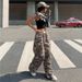 Men's Clothing Foreign Trade Spring And Autumn New High Waisted Casual Pants, Loose And Slimming, Hot Girl Floor Length Wide Leg Pants_viptrois.com