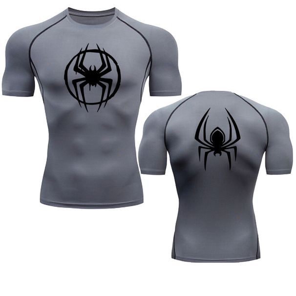 2023 Quick Drying Sports T-shirt Running Undercoat Gym Training Shirt Men's Breathable Sweat-wicking Elastic Tight_viptrois.com