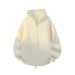 Textured Hooded Cardigan Sweater – Oversized, Unisex, Winter Knit Pullover (S-2XL, Cozy, Casual, Acrylic Blend, Korean Style)_viptrois.com