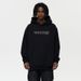 Autumn And Winter Heavy Trendy Brand Letter Sweater Men's Hooded Loose Velvet American Street Couple Top Jacket_viptrois.com