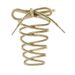 Shoe Accessories gold round shoelaces, personalized shiny rose gold men's and women's white shoes, sports shoes_viptrois.com