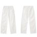 Unisex High Street White Casual Pants – Relaxed Fit, Minimalist & Versatile Straight-Leg Trousers_viptrois.com