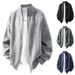 Men’s Textured Knit Sweater – Slim Fit Pullover With Minimalist Design (Black/Charcoal/Deep Green/Gray, Sizes M-3XL)_viptrois.com