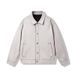 Men's Suede-Like Polyester Jacket – Relaxed Fit, Minimalist Collar, 3 Versatile Colors (Wind-Resistant, Side Pockets, Machine Washable)_viptrois.com
