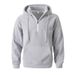 Men's Fleece Zip-Up Hoodie - Winter Warm Half-Zip Pullover With Stand Collar, Slim Fit Long Sleeve Sweatshirt For Casual & Streetwear_viptrois.com